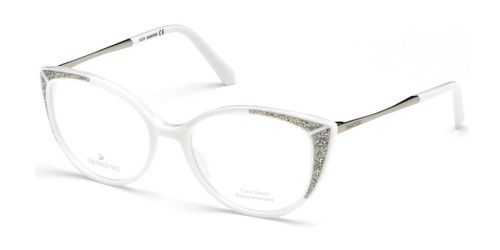 White Swarovski SK5362 Eyeglasses
