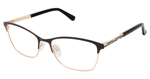 Black Rose Gold Superflex SF-580 Eyeglasses.