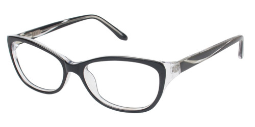 Black/Crystal Geoffrey Beene G309 Eyeglasses