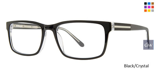 Black/Crystal Vivid Big And Tall 21 Eyeglasses