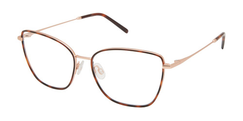 Tortoise/Rose Gold Mini 761009 Eyeglasses.