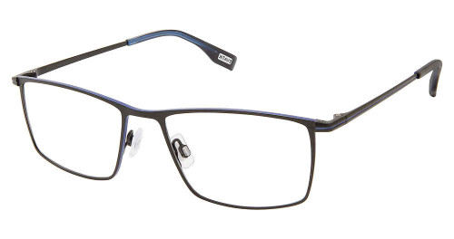 Evatik E-9231 Eyeglasses BLACK BLUE