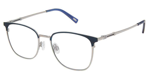 Navy Gunmetal Kliik Denmark K-700 Eyeglasses