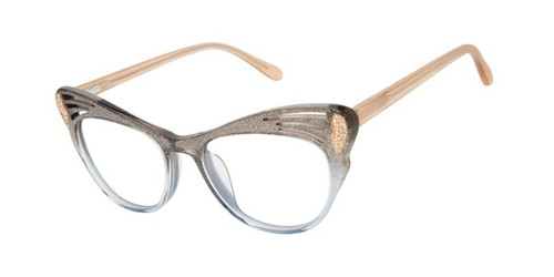 Grey Lulu By Lulu Guinness Girls LK037 Eyeglasses - Teenager