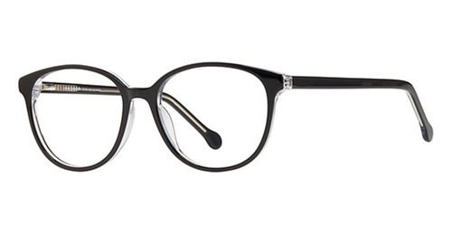 Black/Crystal Vivid Collection Vivid 942 Eyeglasses
