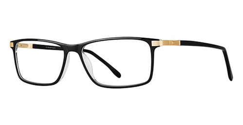 Black/Crystal Vivid Big And Tall 23 Eyeglasses 