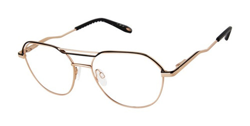 VICTOR GLEMAUD X TURA VGO026 Eyeglasses Rose Gold Black