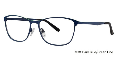 Matt Dark Blue/Green Line Vivid 388 Eyeglasses