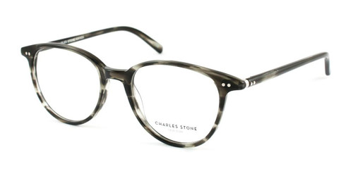 Black/Grey (C1) William Morris Charles Stone NY CSNY30005 Eyeglasses - Teenager