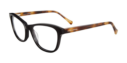 Black Lucky Brand D207 Eyeglasses.