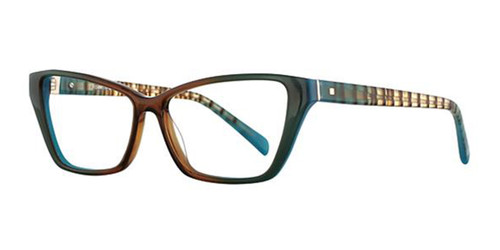 Brown/Teal Romeo Gigli 77005 Eyeglasses