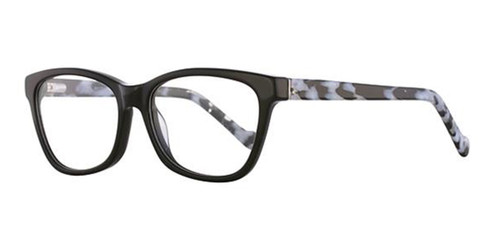 Black/Black White Romeo Gigli RG77011 Eyeglasses.