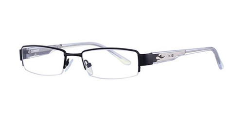 Black/Lt. Gunmetal K12 4041 Eyeglasses - Teenager