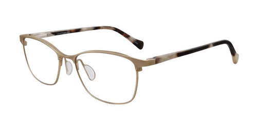 Gold Lucky Brand D110 Eyeglasses.