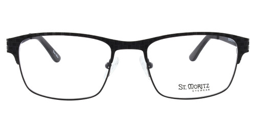 Black ST. MORITZ Bradford Eyeglasses