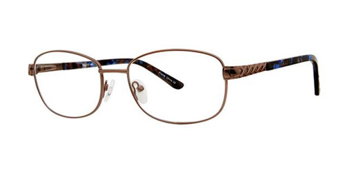 Brown Elan 3416 Eyeglasses.