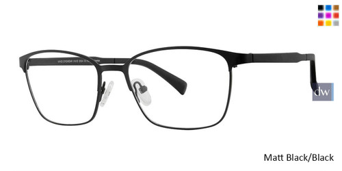 Matt Black/Black Vivid Collection Vivid 2024 Eyeglasses.