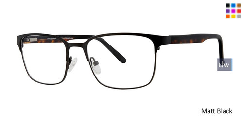 Matt Black Vivid Collection Vivid 397 Eyeglasses.