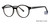 Matt Black Crystal Vivid Soho 1025 Eyeglasses - Teenager.