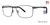 Matt Gunmetal Vivid Collection 3012 Eyeglasses