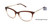 Brown/Light Brown Kate Young For Tura K301 Eyeglasses.