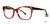 Red Vivid Splash 69 Eyeglasses.