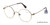 Gold/Dark Brown C-Zone U1202 Eyeglasses.