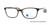 Shiny Brown Stripe/Brown Daniel Walters RGA019 Eyeglasses.
