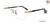 Gold Black Chopard VCHC71S Eyeglasses.