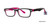 Black/Pink Parade Q Series 1762 Eyeglasses - Teenager.