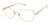 Gold Kate Young For Tura K140 Eyeglasses.