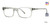 Grey Argyleclture Webster Eyeglasses.