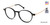 Black/Gold William Morris London WM50112 Eyeglasses - Teenager.