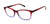 Red/Blue Horn - 57 - RED  Humphrey's 580035 Eyeglasses - Teenager.