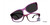 Purple Vivid Collection Vivid 6014 Eyeglasses.