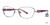 Lilac Vera Wang Diaphanous Eyeglasses.