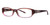 Wine Vera Wang Evadne Eyeglasses.