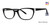 Black Shimmer Vera Wang Starling Eyeglasses.