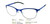 Matte Blue Free-Form FFA922 Eyeglasses 