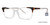 Crystal Tortoise Vera Wang V533 Eyeglasses.