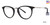 Black Vera Wang V548 Eyeglasses