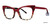 Garnet Vera Wang V558 Eyeglasses.