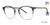 Gray Fade Vera Wang V561 Eyeglasses - Teenager.