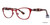 Crimson Vera Wang V385 Eyeglasses.