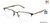 C01 Mt Black/Grey Tlg NU018 Titanium Eyeglasses.