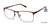C02 Mt Brown Tlg NU028 Titanium Eyeglasses.