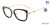 Black/Gold Chopard VCH256M Eyeglasses