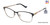 Matte Black/Gld (c01) Vision's 233 Eyeglasses.