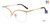 Gold Chopard VCHD13S Eyeglasses