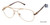 Rose Gold Buffalo BW503 Eyeglasses.